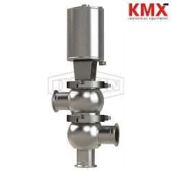 SSV Series Single Seat Valve, Divert LL Body, Clamp, Double Acting Actuator (Air-To-Air) D05A15C3PE