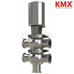 SSV Series Single Seat Valve, Divert TT Body, Clamp, Spring Return Actuator (Air-To-Lower) D08A10C2PE