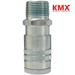Air Chief Industrial Semi-Automatic Male Threaded Coupler DC25