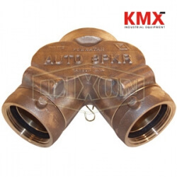 Double Clapper Siamese Connection Back Outlet DCS4025F-SP