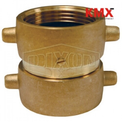Domestic Double Female Swivel Brass DFP2525F-D