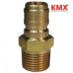 DQC E-Series Straight Through Interchange Male Plug E1M1-B
