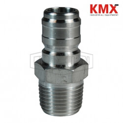 DQC E-Series Straight Through Interchange Male Plug E2M2