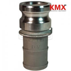 Cam & Groove Hastelloy® Type E Adapter x Hose Shank 150-E-HA