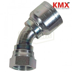 Nominal Smooth Bore PTFE Hose 45° FJIC Fitting FJC45-16-16