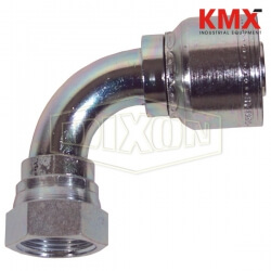 Nominal Smooth Bore PTFE Hose 90° FJIC Fitting FJC90-05-05