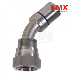 Nominal Smooth Bore PTFE Hose 45° FJIC Fitting FJS45-08-08