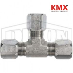 Flareless Bite Male Tube Union Tee FLC2603-04