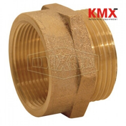 Female to Male Hex Nipple Brass FM25F25T