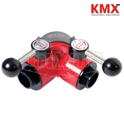 Aluminum 2-Way Ball Valve Female Swivel Inlet FMBV25F25F