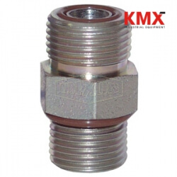 Male Flat Face x Male SAE O-ring Boss Connector FS6400-8-8