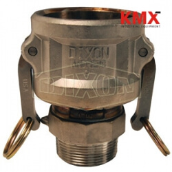Cam & Groove Reducing Type B Coupler x Male NPT 1510-B-SS