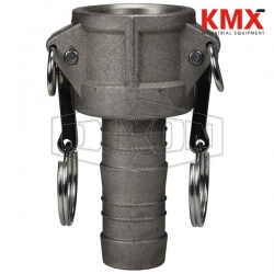 Global Cam & Groove Type C Coupler x Hose Shank G100-C-AL