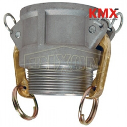 Global Cam & Groove Type B Coupler x Male NPT G125-B-AL