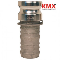 Global Cam & Groove Type E Adapter x Hose Shank G300-E-AL
