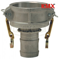 Global Cam & Groove Jump Size Type C Coupler x Hose Shank G3020-C-AL
