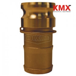 Global Cam & Groove Type E Adapter x Hose Shank G400-E-BR