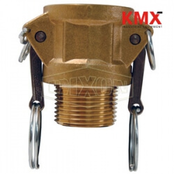 Global Cam & Groove Type B Coupler x Male NPT G50-B-BR
