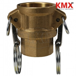 Global Cam & Groove Type D Coupler x Female NPT G50-D-BR