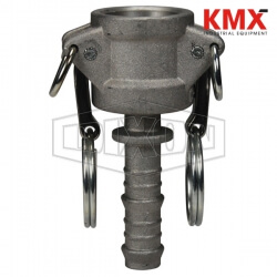 Global Cam & Groove Type C Coupler x Hose Shank G75-C-AL
