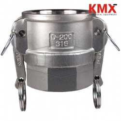 Global Cam & Groove Type D Coupler x Female NPT G75-D-SS