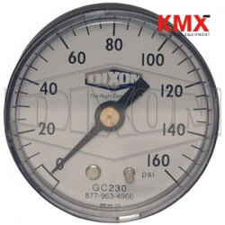 ABS Standard Dry Gauge Center Back Mount GC240