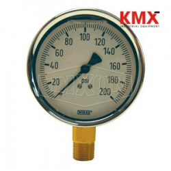 Brass Liquid Filled Gauge Lower Mount GLBR300