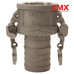 EZ Boss-Lock™ Cam & Groove Hastelloy® Type C Coupler x Hose Shank HAC200EZ