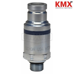 DQC HT-Series Flushface Male Threaded Plug HT3OM4