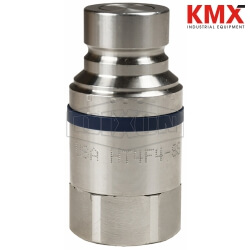 DQC HT-Series Flushface Female Threaded Plug HT4BF6-SS
