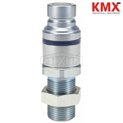 DQC HT-Series Correct Connect™ Flushface Male Threaded Bulkhead Coupler HT4RB4
