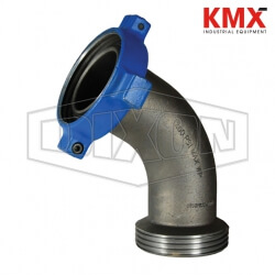 One-Piece Female x Male Hammer Union 45° Elbow Adapter HUMF20640045