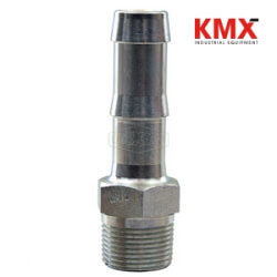 King Steel Hex Nipple for 2 Clamps KHN332