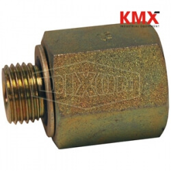 Female NPTF Pipe x Male Metric Parallel Thread M7455-4-14