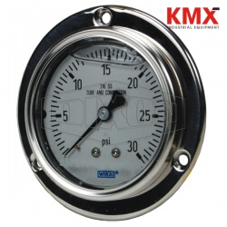 Stainless Panel Builder Gauge PBLSS160