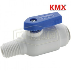 TrueSeal™ Ball Valve Male Connector PP6VMC6-MG