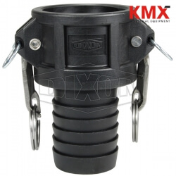 Polypropylene Cam & Groove Type C Coupler x Hose Shank PPC150