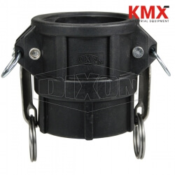 Polypropylene Cam & Groove Type D Coupler x Female NPT PPD50