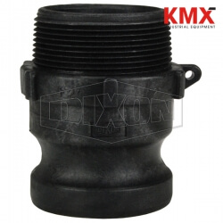 Polypropylene Cam & Groove Type F Adapter x Male NPT PPF50