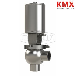 SSV Series Single Seat Valve, Shut-Off L Body, Weld, Double Acting Actuator (Air-To-Air) S01A30B3PV