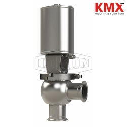 SSV Series Single Seat Valve, Shut-Off L Body, Clamp, Double Acting Actuator (Air-To-Air) S01A40C3EV
