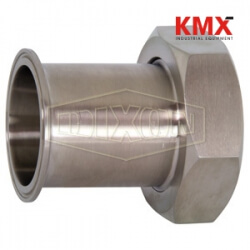Clamp x Plain Bevel Seat Adapter with Hex Nut 17MP-14-G150