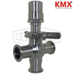 Dixon Sanitary Pressure Relief Valve T Style SPR-TCV2A200