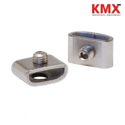 Band & Buckle Clamp Set Screw Buckles, SS, 1/2