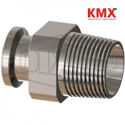 BioPharm Clamp Adapter x Male NPT T21MP-075025PL