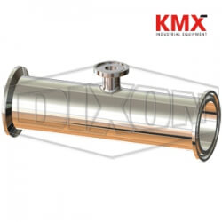 BioPharm Clamp Short Outlet Reducing Tee T7RMPS-250150PL