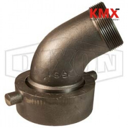 Railroad Tank Car Connection x Male NPT Elbow TCT40