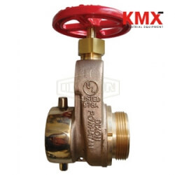 Single Hydrant Gate Valve Cast Brass with Hand Wheel UHGV250F-D