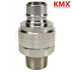 DQC V-Series Snap-Tite H/IH Interchange Valved Male Plug V6M6-SS