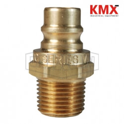 DQC V-Series Snap-Tite H/IH Interchange Unvalved Male Plug V8M8-B-E
